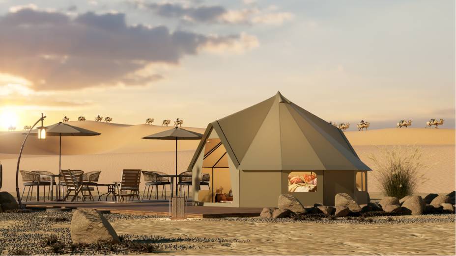 海城市露营酒店帐篷厂家